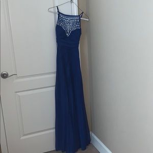 Dilliards royal blue formal dress